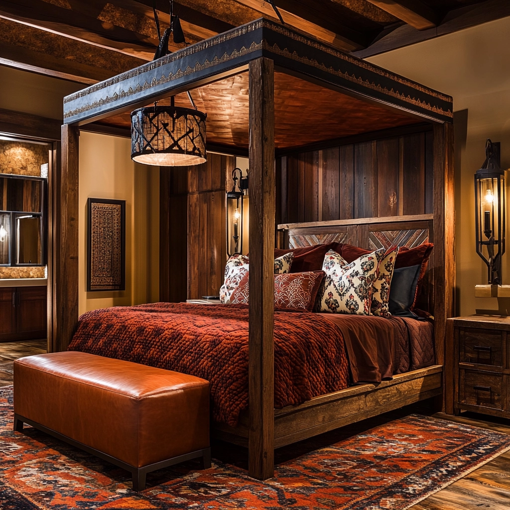 rustic bedroom ideas farmhouse 32