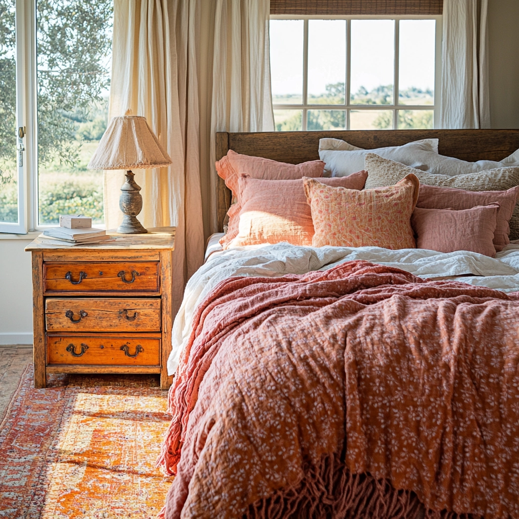 rustic bedroom ideas farmhouse 39