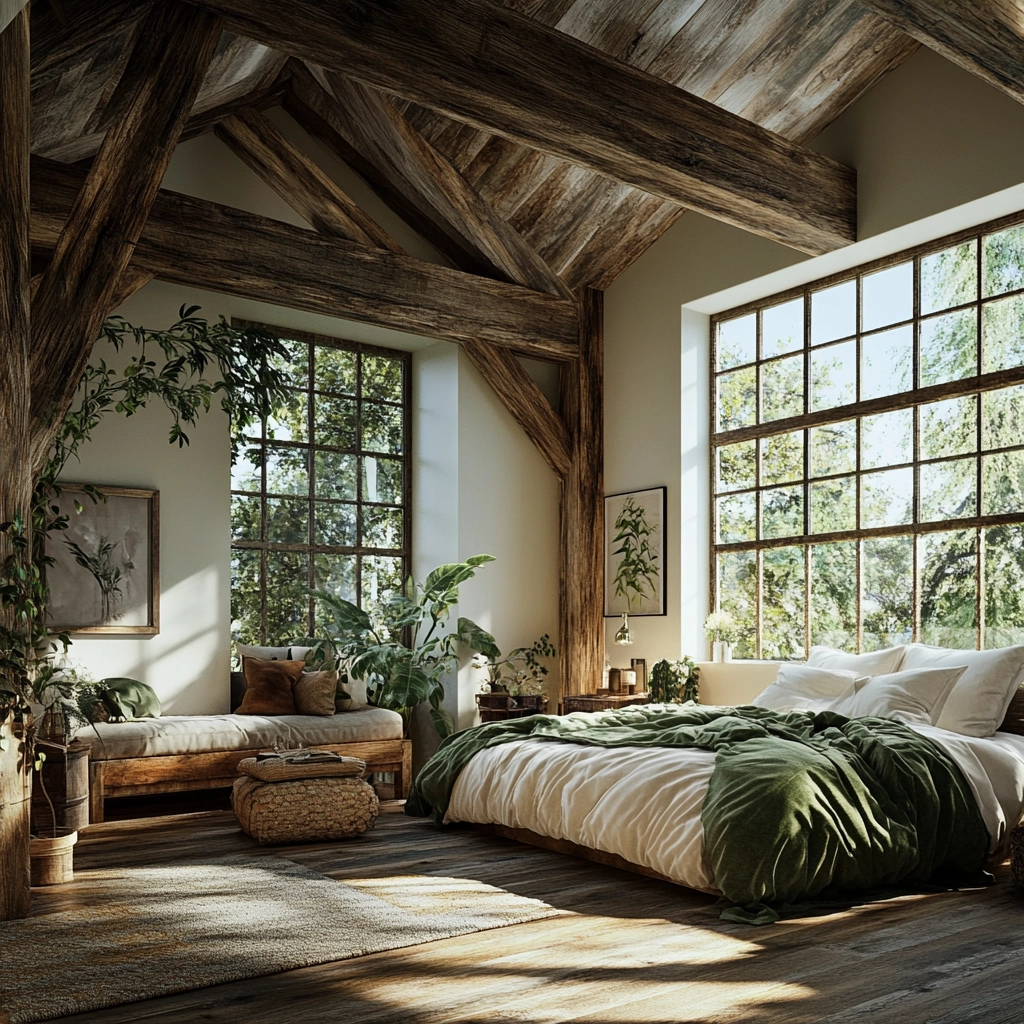 rustic bedroom ideas farmhouse 49