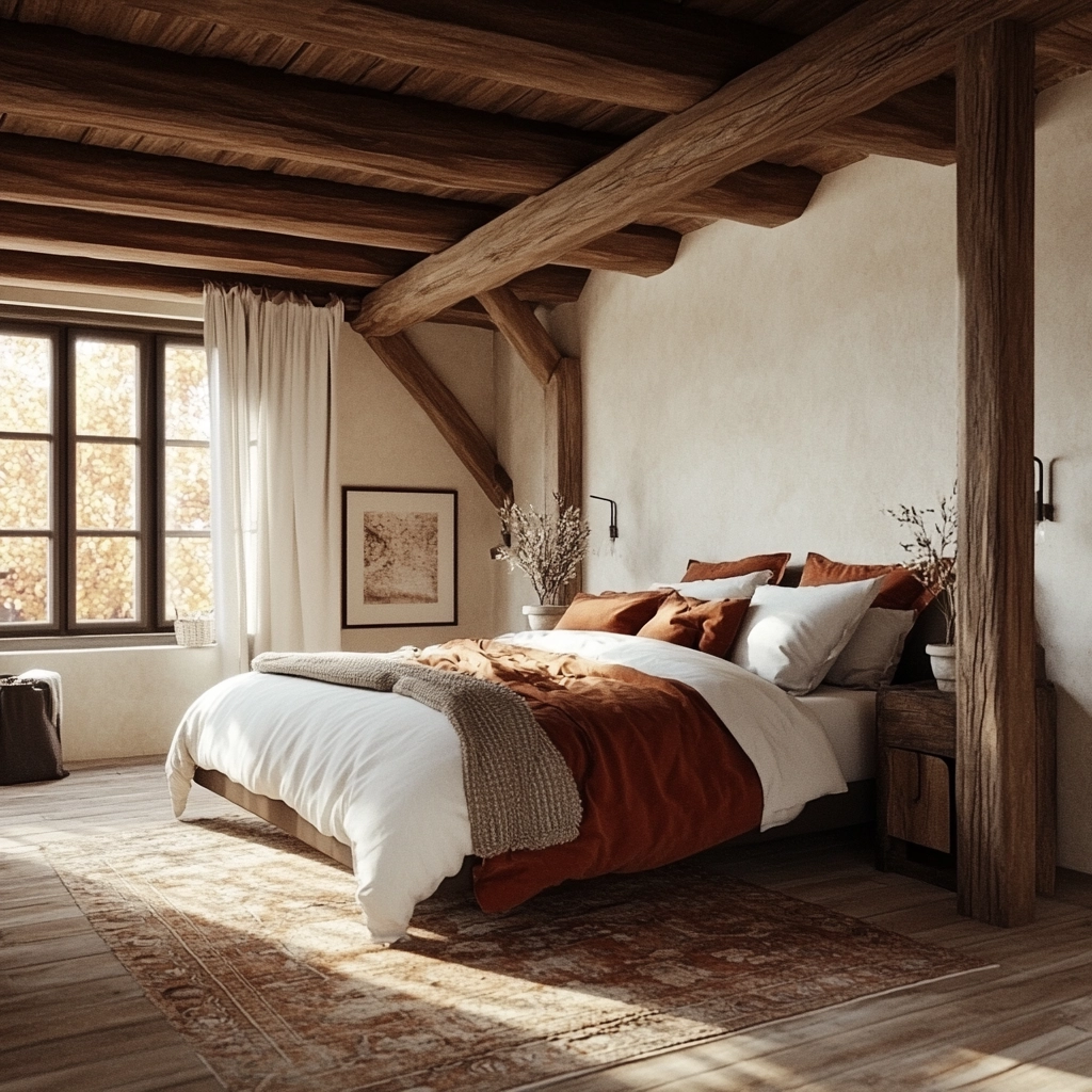 rustic bedroom ideas farmhouse 77