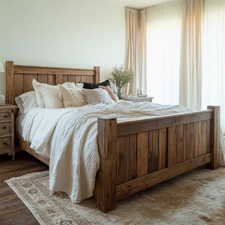 rustic farmhouse bedroom 1