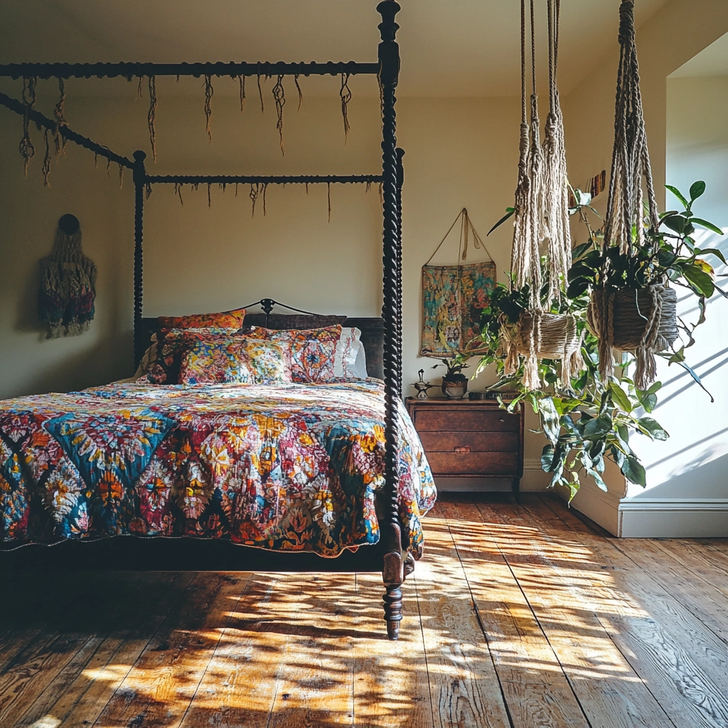 rustic farmhouse bedroom 13
