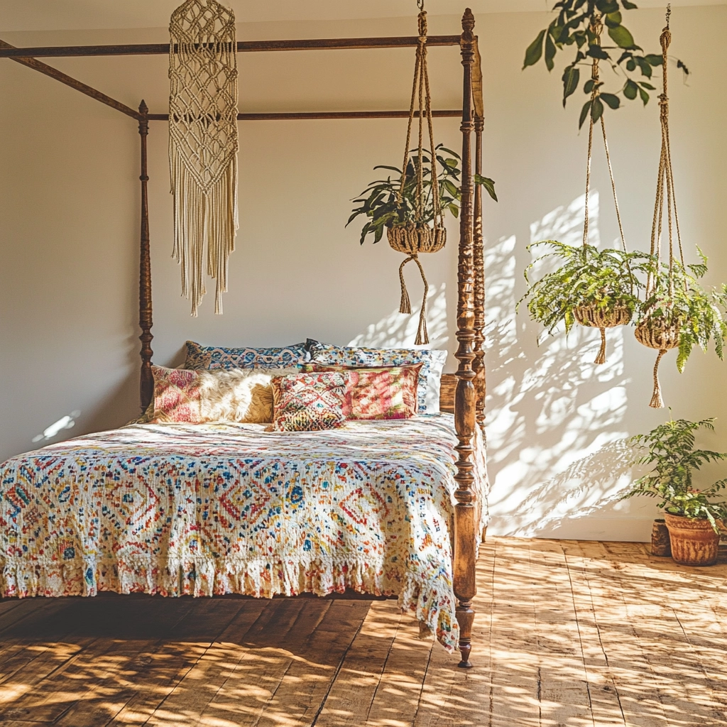 rustic farmhouse bedroom 14