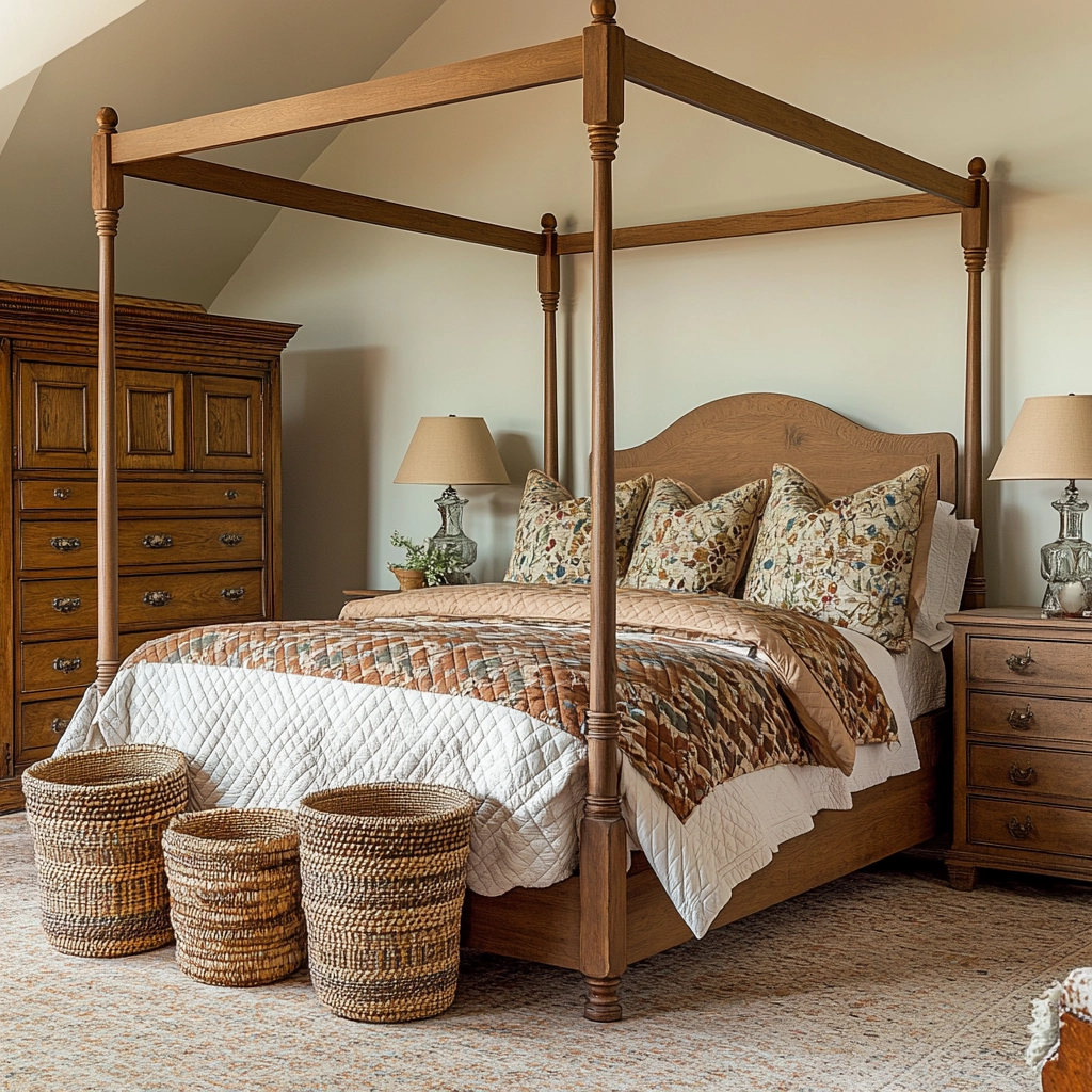 rustic farmhouse bedroom 27