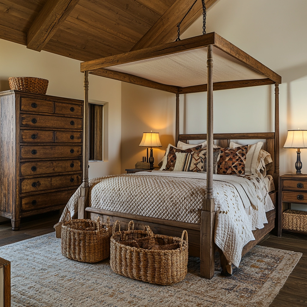 rustic farmhouse bedroom 28