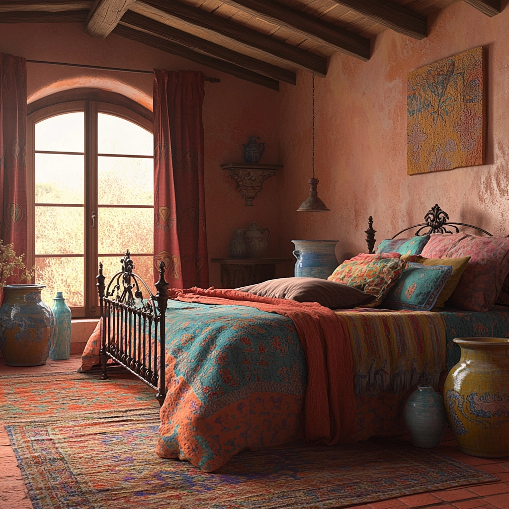 rustic farmhouse bedroom 37