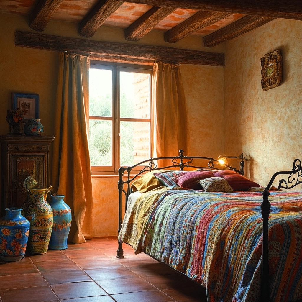 rustic farmhouse bedroom 40