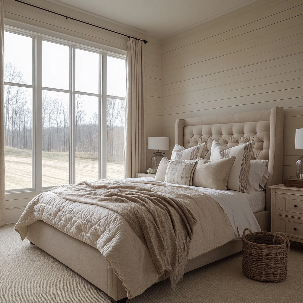 rustic farmhouse bedroom country 12