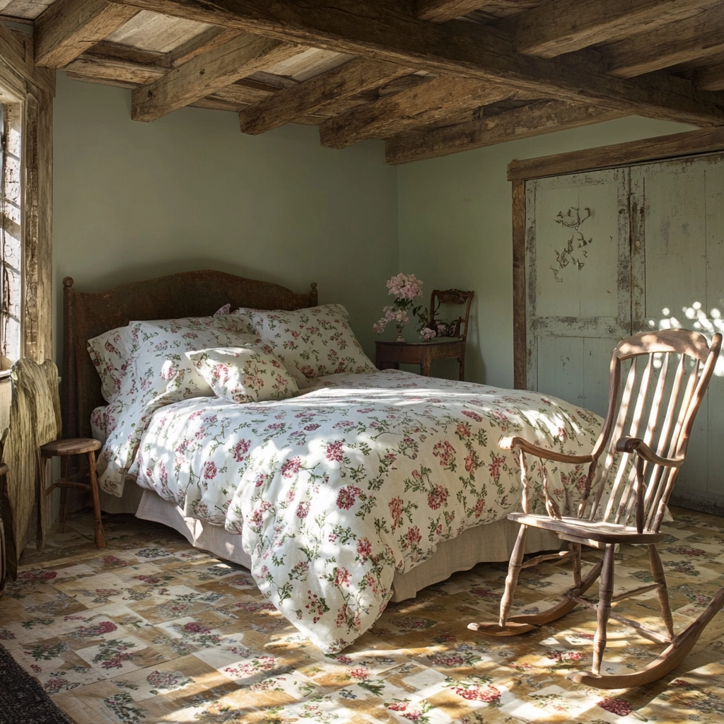 rustic farmhouse bedroom country 13