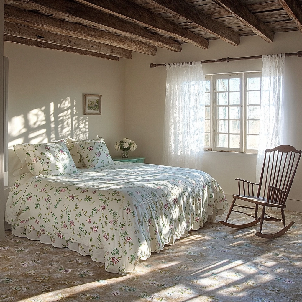 rustic farmhouse bedroom country 14