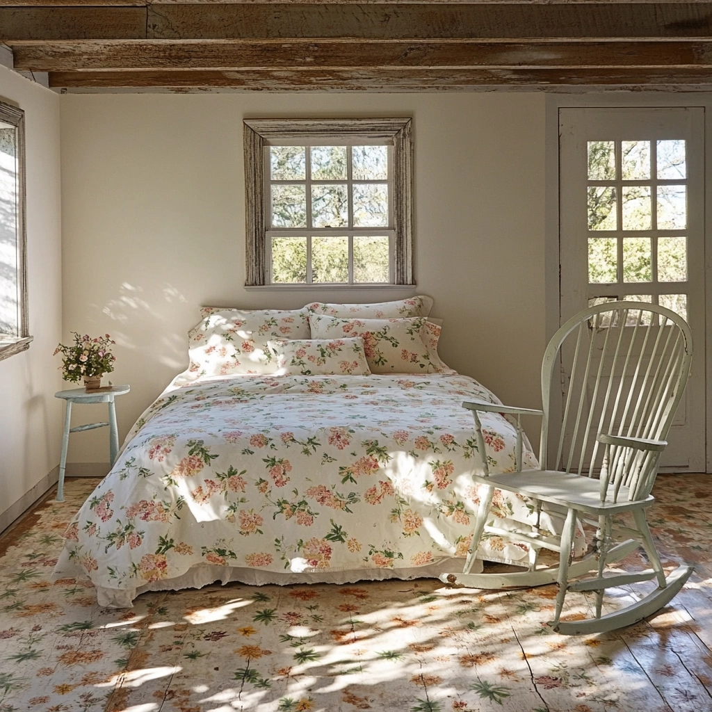 rustic farmhouse bedroom country 15