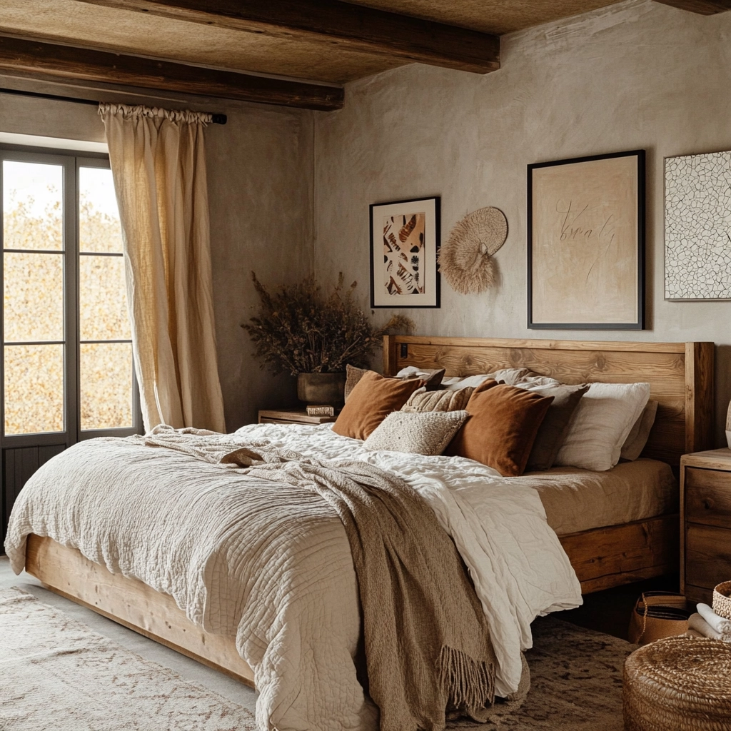 rustic farmhouse bedroom country 17