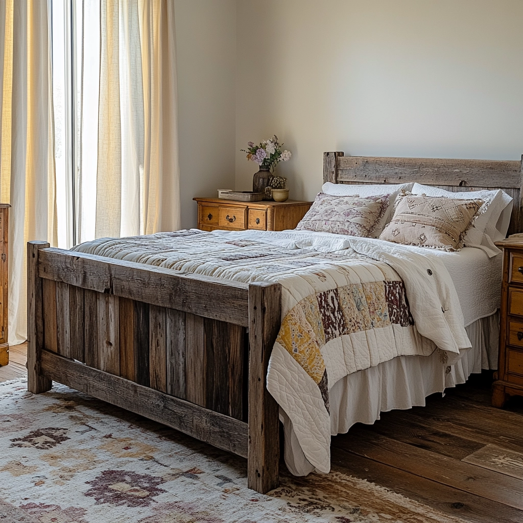 rustic farmhouse bedroom country 2