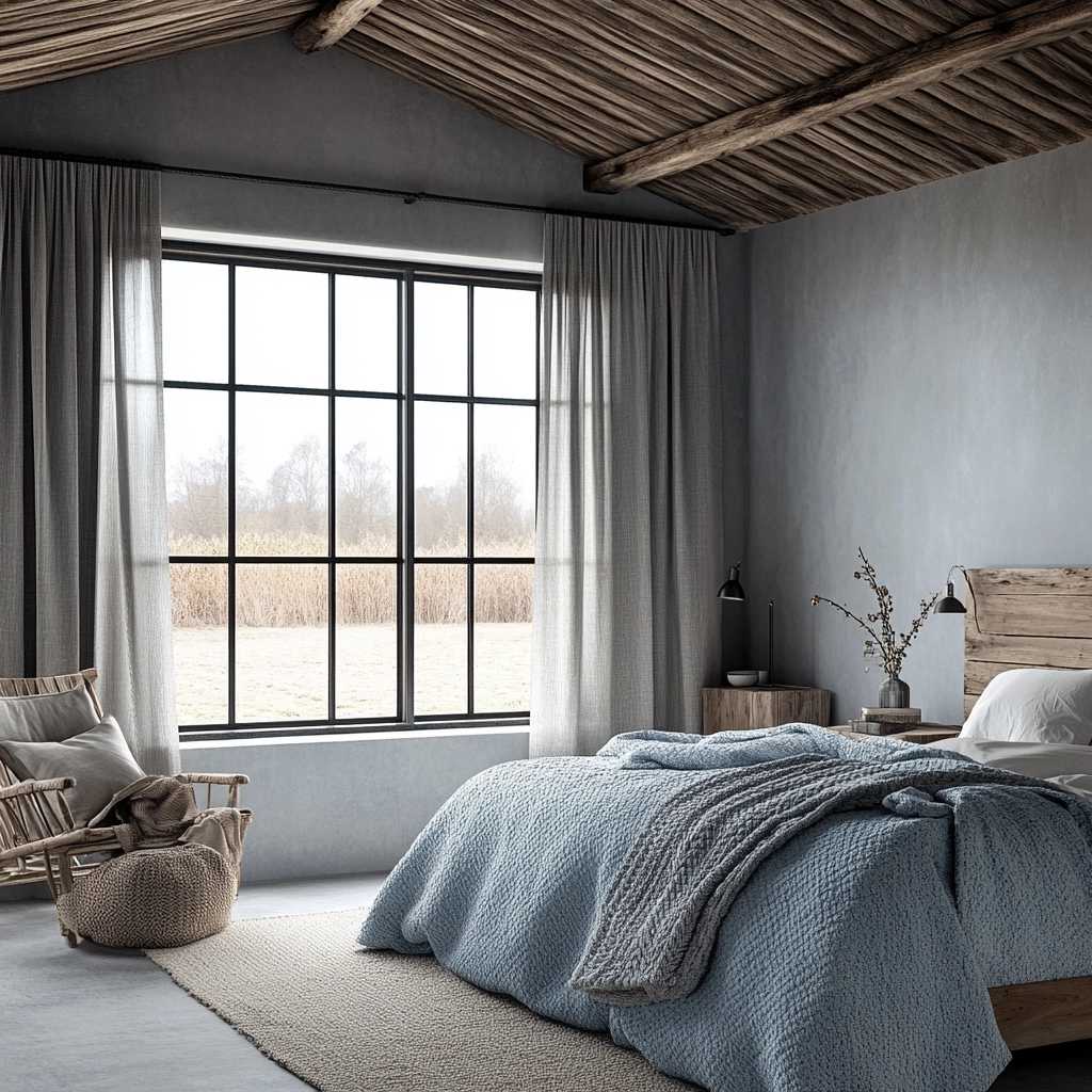 rustic farmhouse bedroom country 22