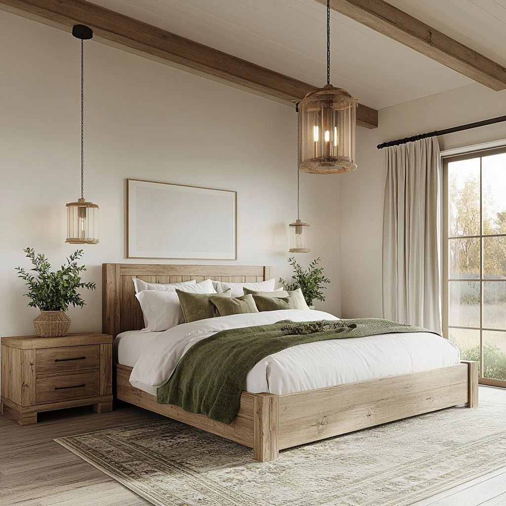 rustic farmhouse bedroom country 39