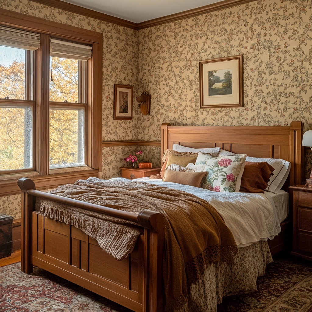 rustic farmhouse bedroom country 44