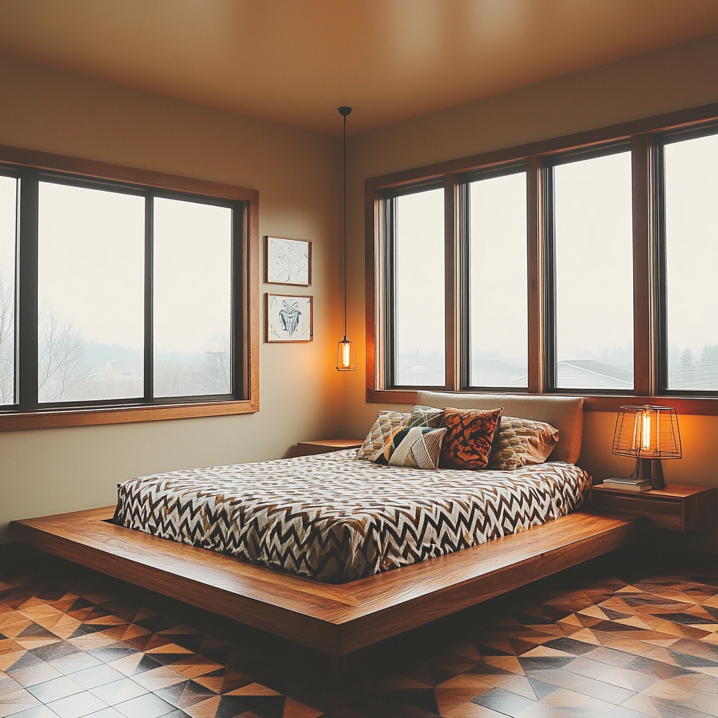 rustic farmhouse bedroom country 45