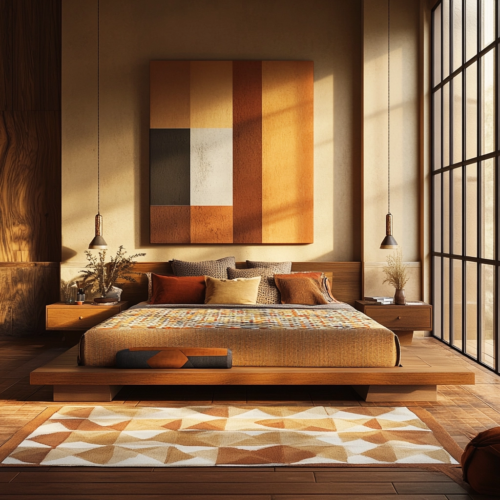 rustic farmhouse bedroom country 47