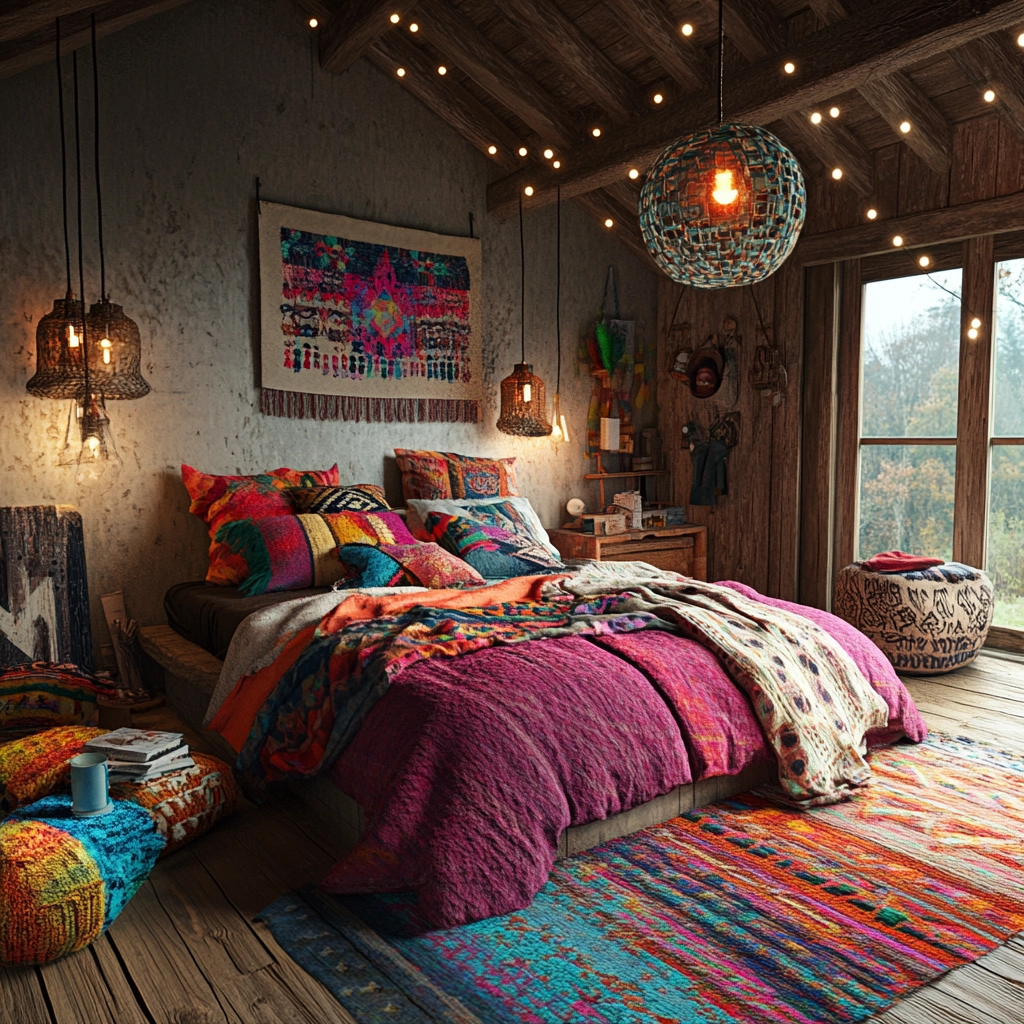 rustic farmhouse bedroom country 51