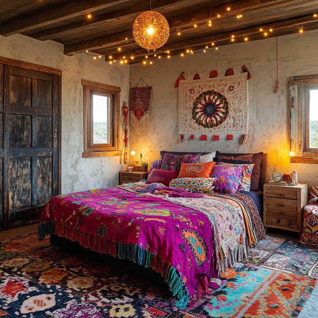 rustic farmhouse bedroom country 52