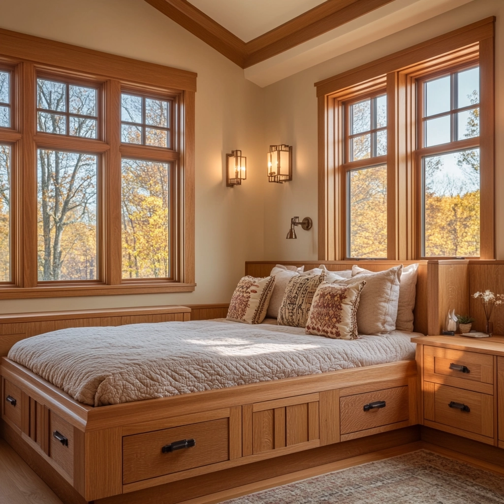rustic farmhouse bedroom country 56