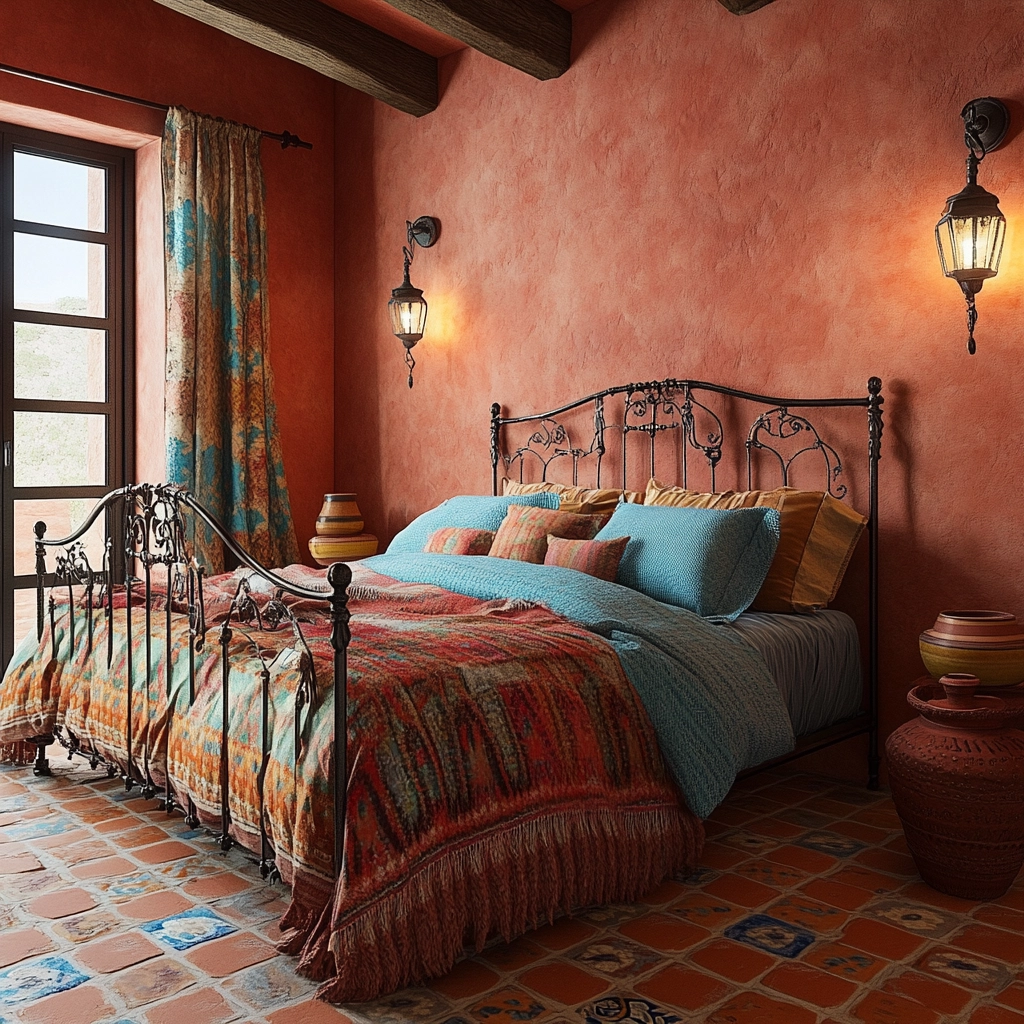 rustic farmhouse bedroom country 62