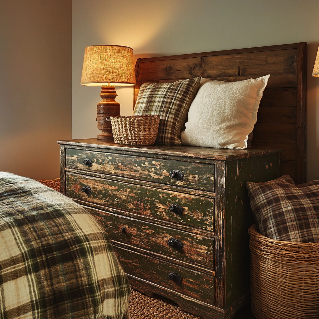rustic farmhouse bedroom country 7