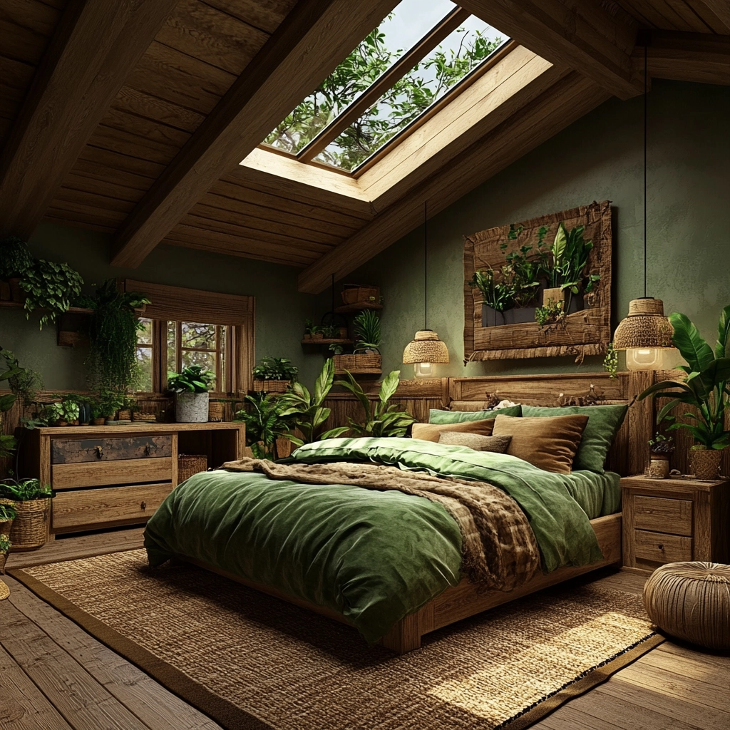 rustic farmhouse bedroom country 79