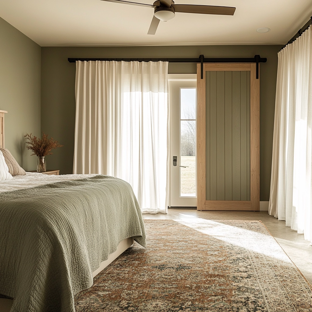 rustic farmhouse bedroom decor ideas 11