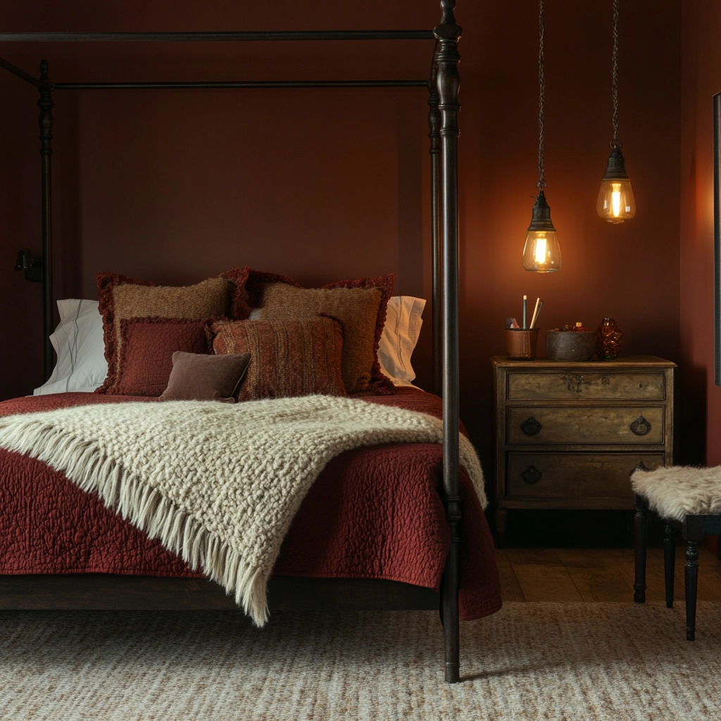 rustic farmhouse bedroom decor ideas 13
