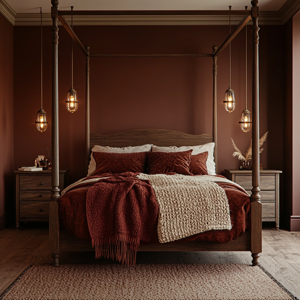 rustic farmhouse bedroom decor ideas 15
