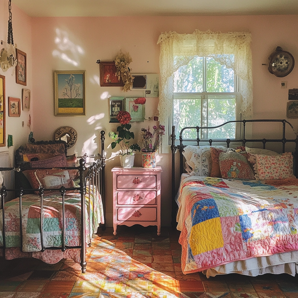 rustic farmhouse bedroom decor ideas 22