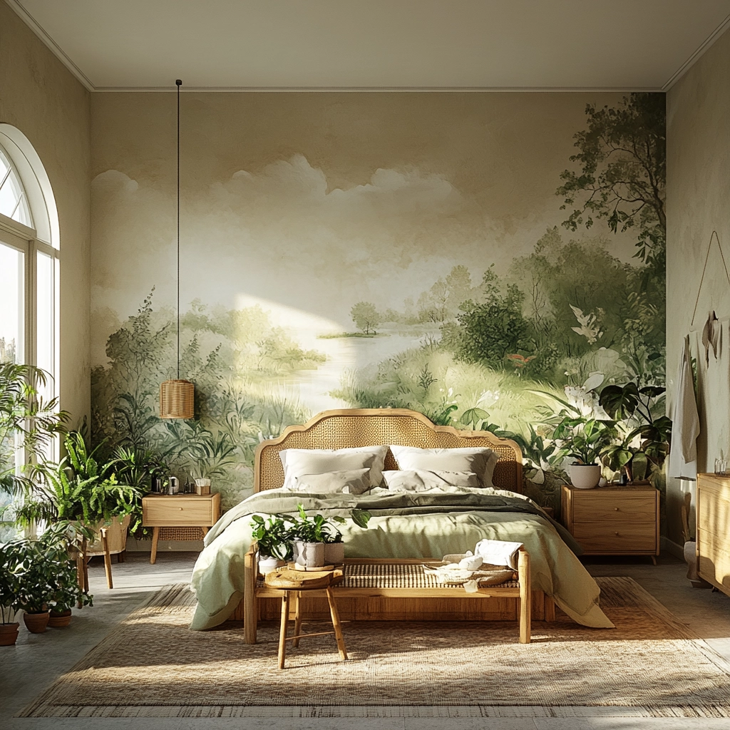 rustic farmhouse bedroom decor ideas 30