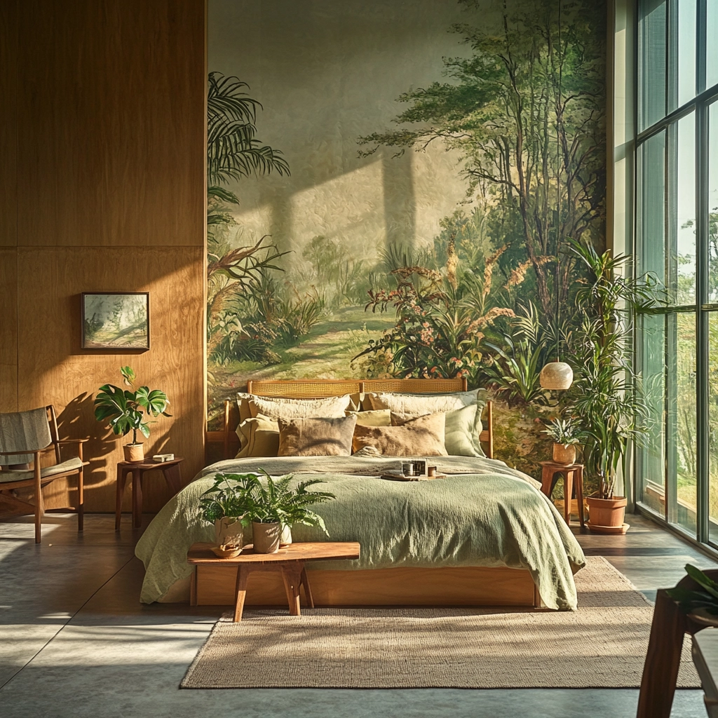 rustic farmhouse bedroom decor ideas 32