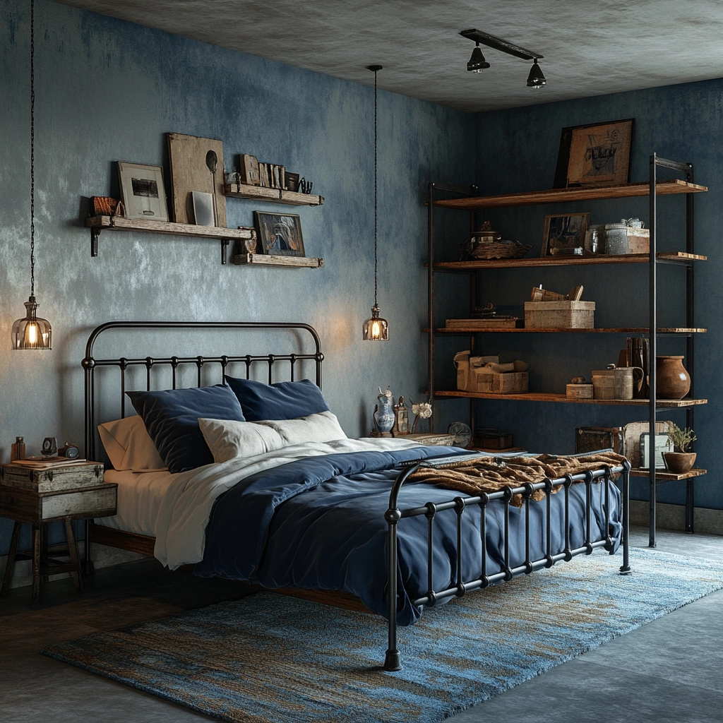 rustic farmhouse bedroom decor ideas 39