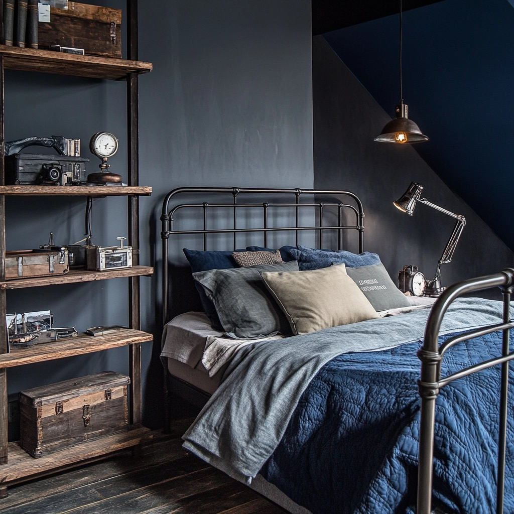 rustic farmhouse bedroom decor ideas 40