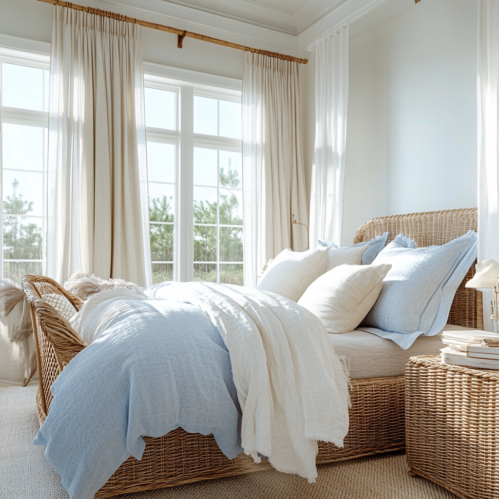 rustic farmhouse bedroom decor ideas 43