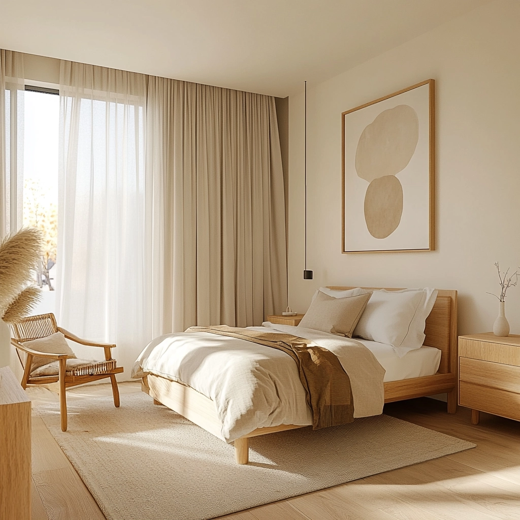 rustic farmhouse bedroom decor ideas 46