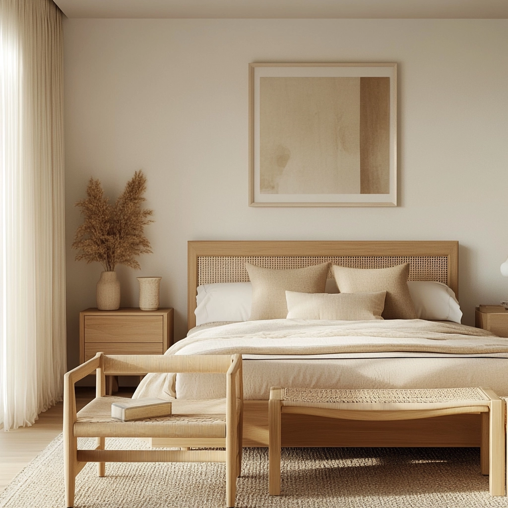 rustic farmhouse bedroom decor ideas 47