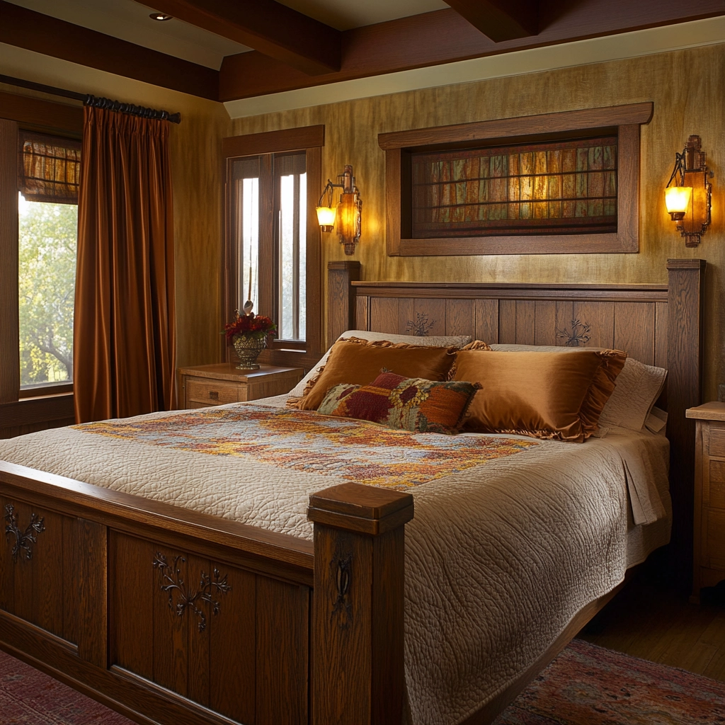 rustic farmhouse bedroom decor ideas 55
