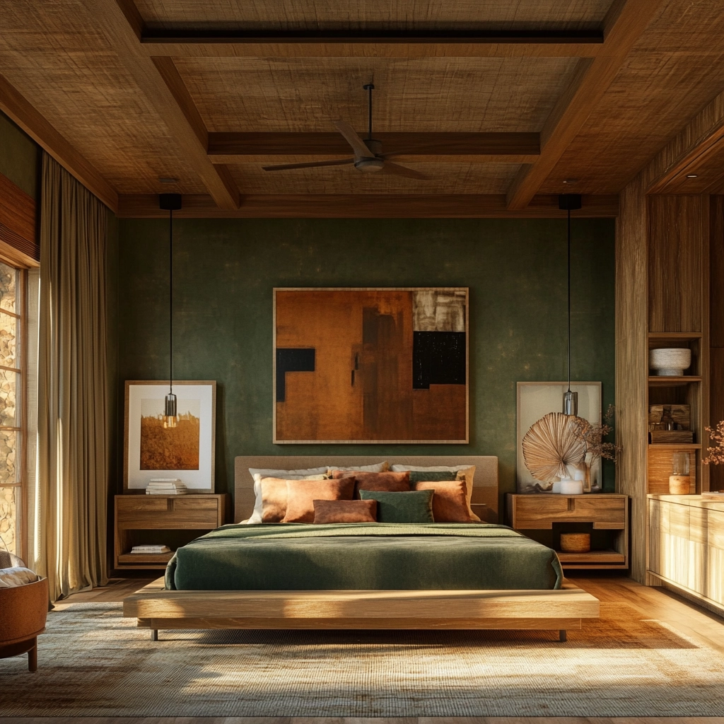 rustic farmhouse bedroom decor ideas 63