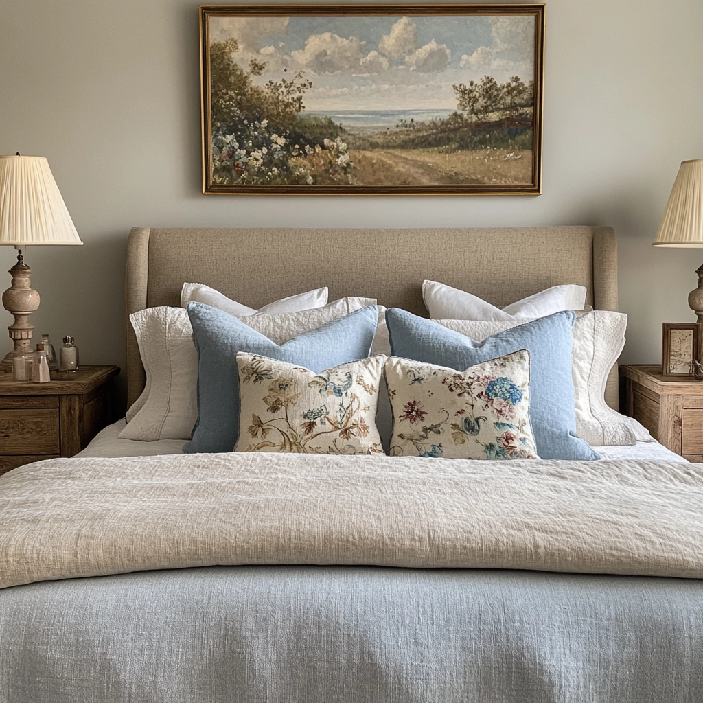 rustic farmhouse bedroom decor ideas 66