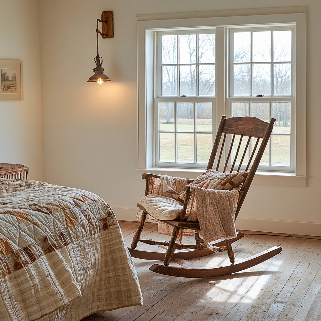 rustic farmhouse bedroom decor ideas 74