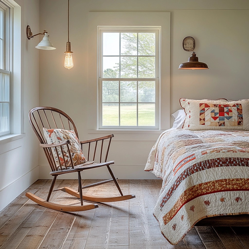 rustic farmhouse bedroom decor ideas 75