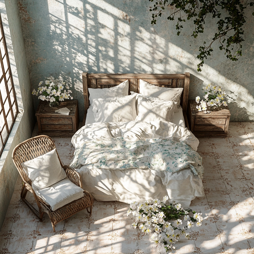 rustic farmhouse bedroom ideas 16