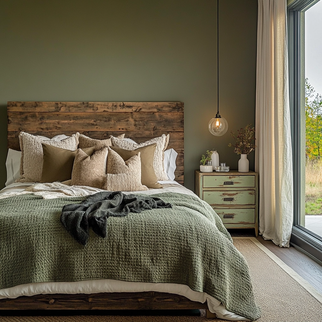 rustic farmhouse bedroom ideas 18