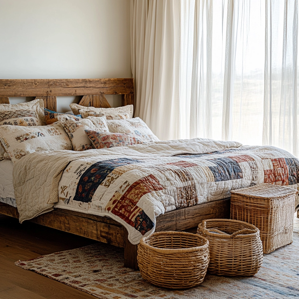 rustic farmhouse bedroom ideas 2