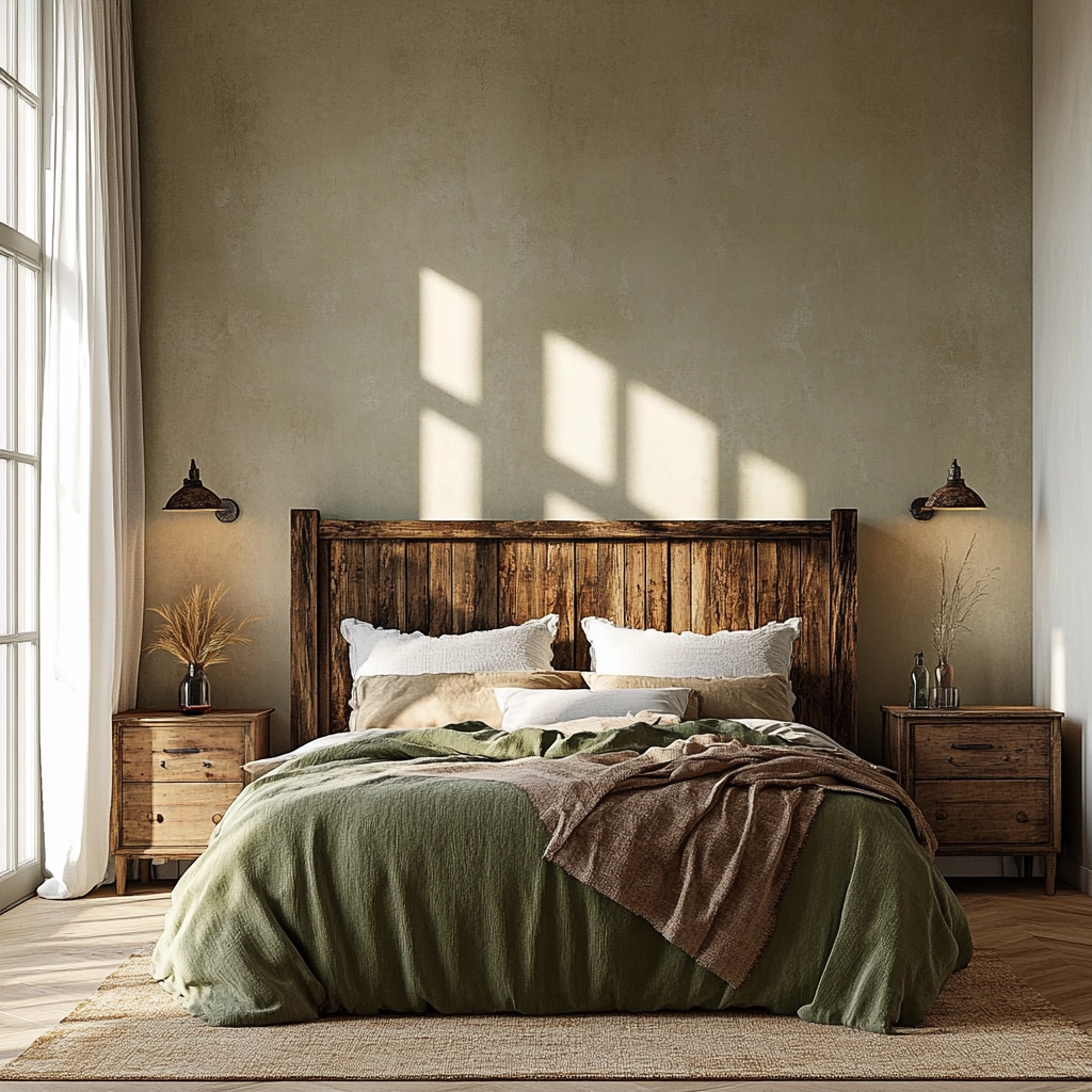 rustic farmhouse bedroom ideas 20