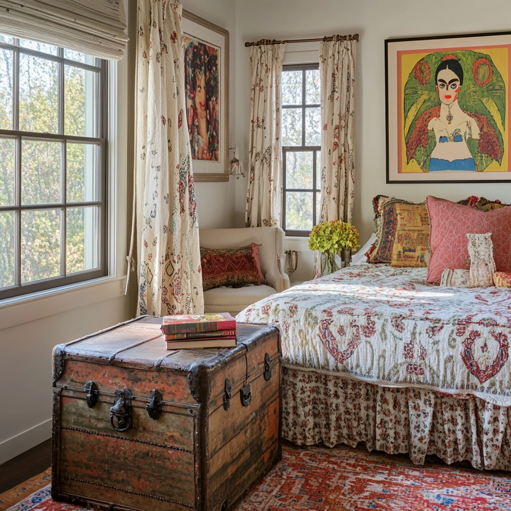 rustic farmhouse bedroom ideas 27