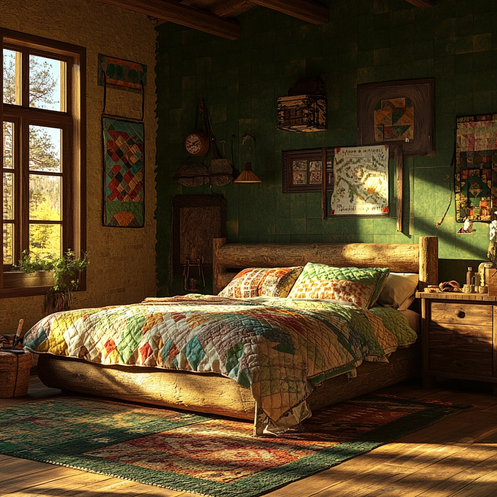 rustic farmhouse bedroom ideas 32